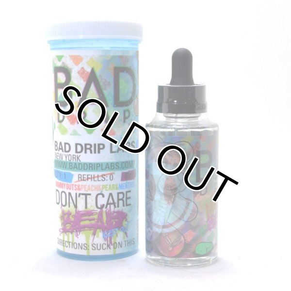 画像1: 【送料無料！】【E-リキッド】 BAD DRIP E-JUICE  DON’T CARE BEAR ICED OUT 【60ml】 ( グミ ピーチ ナシ メンソール ) (1)